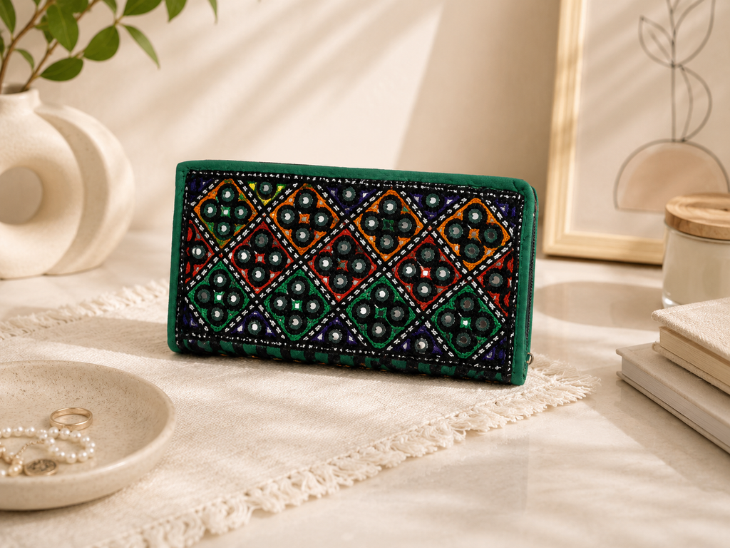 Traditional Embrodiery Wallet