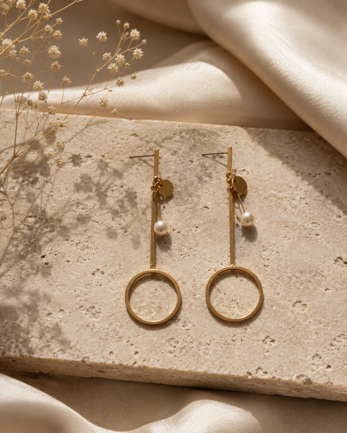 Circle Dangle Earrings