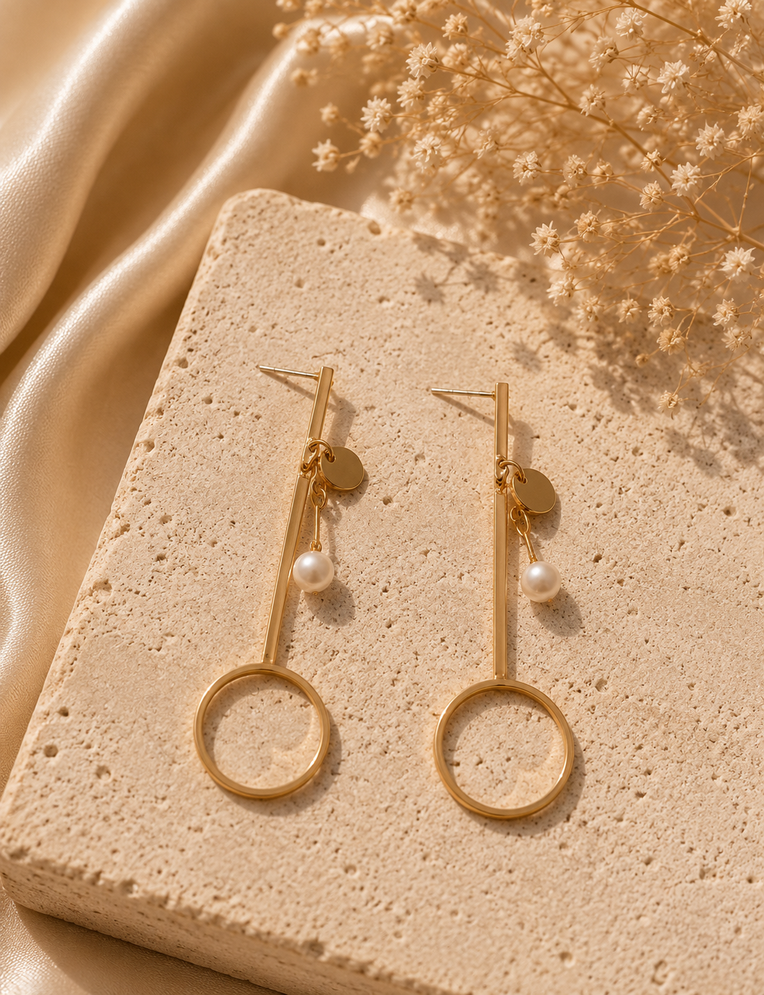 Circle Dangle Earrings
