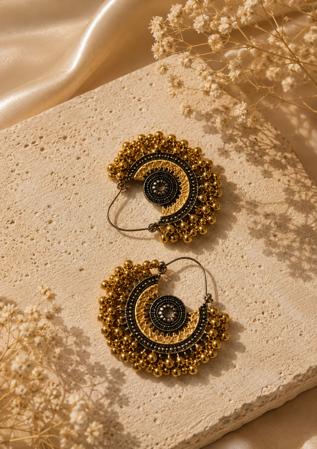 Golden Jhumkas