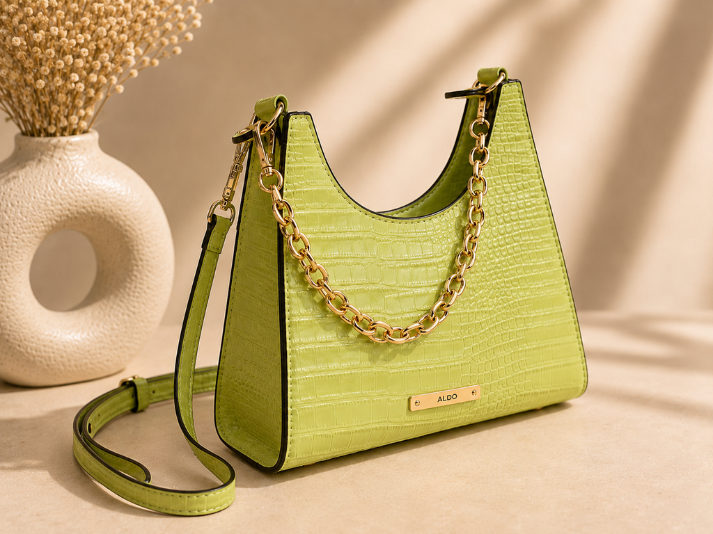 Aldo Light Green Etholan Cross Body Bag