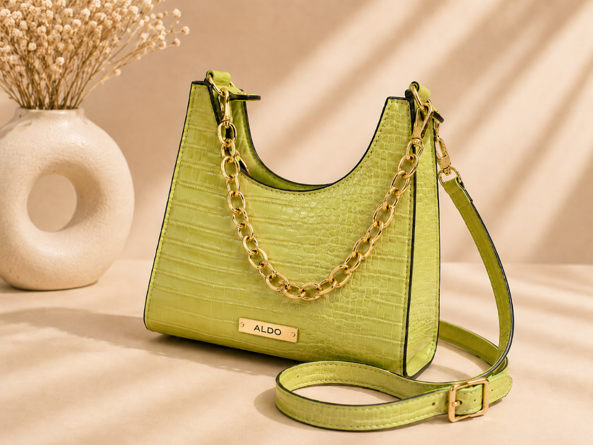 Aldo Light Green Etholan Cross Body Bag